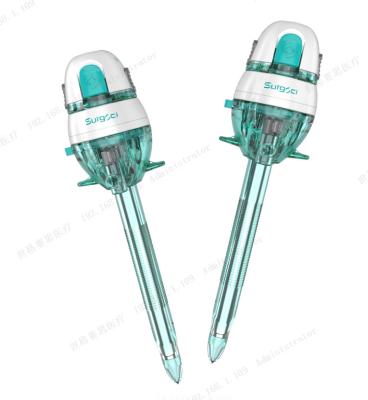 China 10mm Plastic Single Use Trocar Laparoscopic Optical Trocar and Cannula for sale