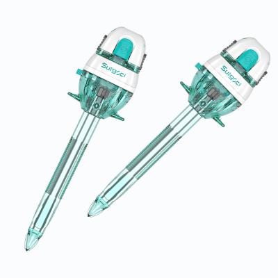 China CE certificated 12mm Sterilized Visual Disposable Laparoscopic Optical Trocar for sale