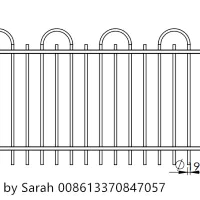 China Easily Assembled Aluminum Buckle Powder Coating Fence Hot Factory Directly Sale for sale