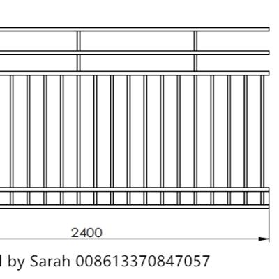 China Easily Assembled 5 Rail Powder Coating Fence Hot Factory Directly Sale for sale