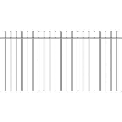 China Easily Assembled Metal Display Racks Shandong Decorative Steel Fence Garden Fence for sale