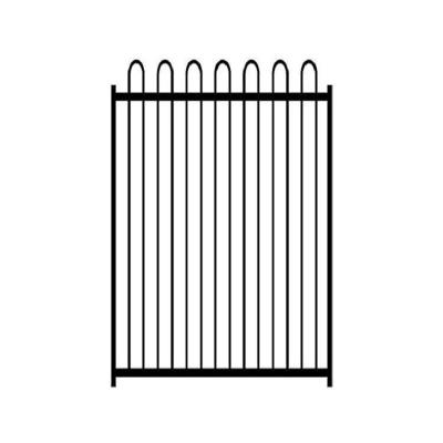 China Easily Assembled Qifan Fencing Gates Security Fence Galvanized Iron Fence For Garden for sale