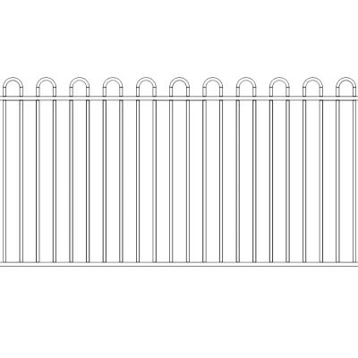 China Easily Assembled Cheap Barriers For Sale Iron Barrier Design Cast Iron Fence for sale