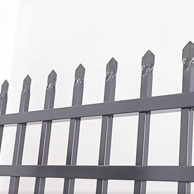 China Rot Proof Factory Price Strength Anti-Climb Easily Assembled Space And Custom Options Galvanized Iron Fencing for sale