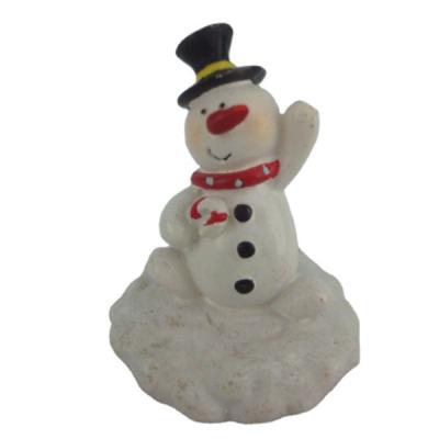 China Accept OEM Wholesale Indoor Christmas Gift , Hot Sale Item Snowman Resin Festive Decor Crafts Outdoor Christmas Decorations for sale