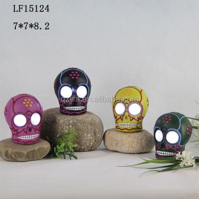 China QUANZHOU led solar indoor mini skull night light for sale