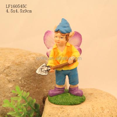 China Europe sculpture product type and garden decoration and gift use cute famous people statue, fairy garden figurines wholesale for sale