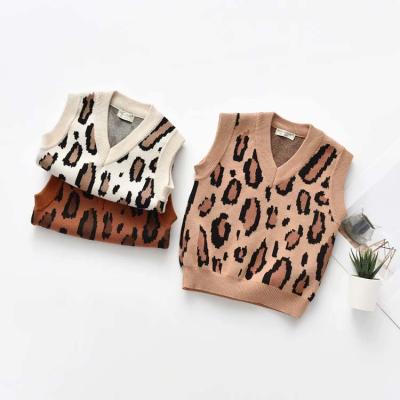 China 2021 Wholesale Fashion Breathable Sweater Korean Designer Leopard Print Sweater for sale