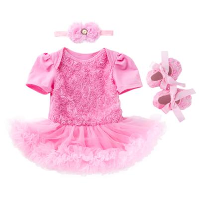 China 2021 Antibacterial High Quality Cotton Breath Sleeve Girl Birthday Soft Infant Clothes for sale