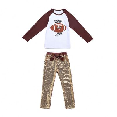 China Lovely sweet football pattern dress up set from Autumn Children's Boutique for sale