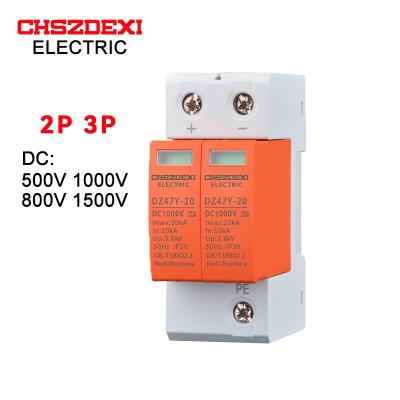 China PV System 2P20KASolar DC SPD 1000V Solar System Surge Protector Device DC SPD DC CE for sale