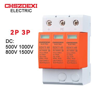 China PV System 3P60KASolar DC SPD 1000V Solar System Surge Protector Device DC SPD DC CE for sale