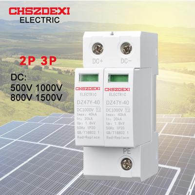 China PV system lightning arrester2P40KASolar DC SPD 1000V solar system surge protector DC SPD CE for sale