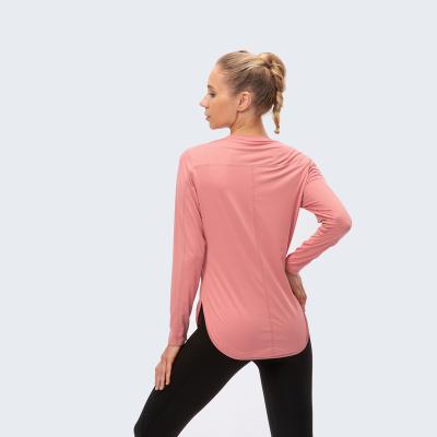 China Breathable Plant Long Sleeves Suncare Outdoor Clothing Quick Dry Anti-UV Women's Top for sale