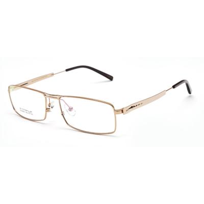 China Other Gun Brown Gold Optic Frames Titanium Optical Women for sale