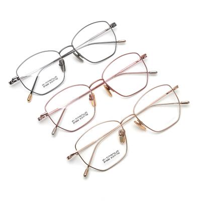 China Pure Titanium Optical Frames Eyeglasses Frames, 2019 Handcrafted High Quality Optical Glasses Frames for sale