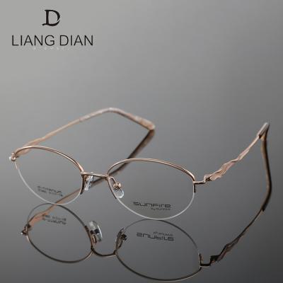 China Other Half Rim Titanium Eyeglass Frames Professional Manufacturer, 2019 New Optical Frames for sale