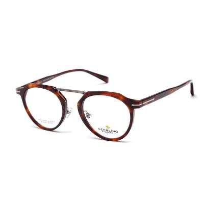 China optical frames for high myopia bridge eyewear acetate, wholsale acetate optical frame 2019 new design for sale