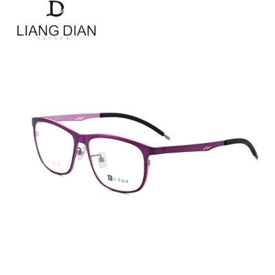 China Optical Frames For Myopia Wholesale Custom Optical Glasses Frame Titanium, Full Rim Metal Handmade Glasses for sale