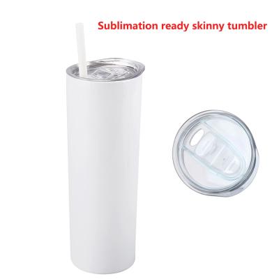 China Viable Most Popular Products Straight White Mug 20 oz Lean Sublimation Tumbler for sale