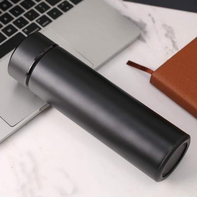 China Viable Classic Flask Cooling Display Temperature Car Stainless Steel Lean Smart Vacuum Insulated Smart Coffee Mug for sale