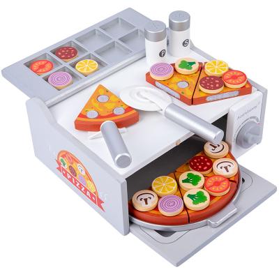 China Factory Direct Sales Wooden Toys Wooden Children Pretend Play Pizza Food Oven Kitchen Toy Other Furniture Educational Toys en venta