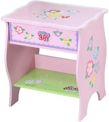 China Modern Kids Bedside Cabinet for Kids Nightstand with Drawer Storage Bedside Table Funny Colorful for Kids Room MDF Materia for sale