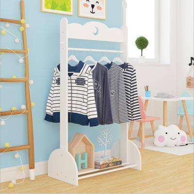 China Wholesale Wooden Baby Portable Coat Rack Coat Hanger Rack Solid Wood Coat Rack Floor Standing Single Hanger For Kids for sale