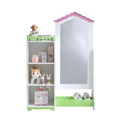 China 2020 New Fashion PANEL Kids Simple Furniture Dressers Antique Dressers With Mirrors Girls Makeup Table Te koop