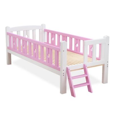 China Children's bedroom wood furniture safe to enter and stair case rail solid wood kids bed TYKB001 en venta