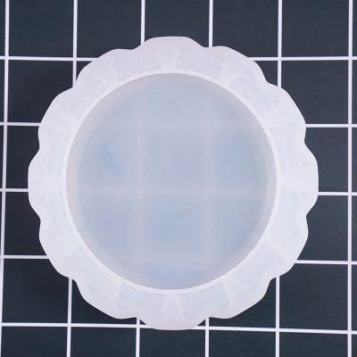 China Sustainable Handmade Craft Epoxy Resin Casting Art Molds Large Silicone Ashtray Mold for sale