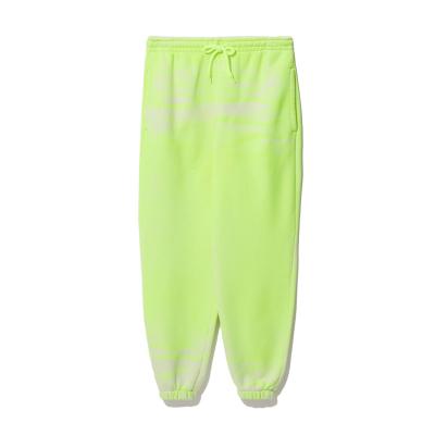 China New design anti-pilling custom logo sweat sweatpants embroidery plain women's sports pants green fleece jogger pants for sale