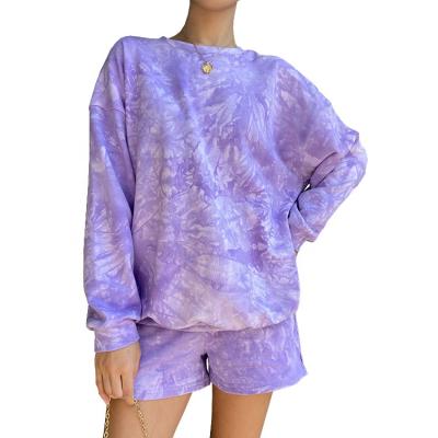 China High Quality Anti-wrinkle OEM Tie Die Customized Embroidery / Print / Sublimation Hooded Sweatshirt for sale