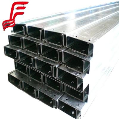 China Build c purlin! galvanized steel c channel price steel channel sizes for sale