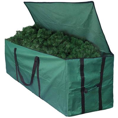 China Foldable Christmas Tree Rolling Decor Storage Bag Extra Large Heavy Duty Storage Bag Holiday Storage Container for sale