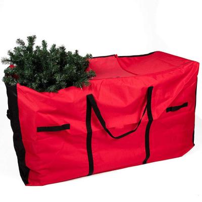 China Decor Storage Bag Bags Christmas Tree Storage Box Bag Fleece Rolling Photo for sale