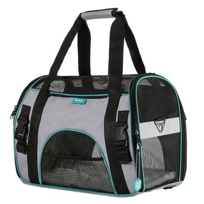 China Viable side and upper mesh | Airline Approved Duffel Bag Pet Products Pet Products Dog Carrier for sale