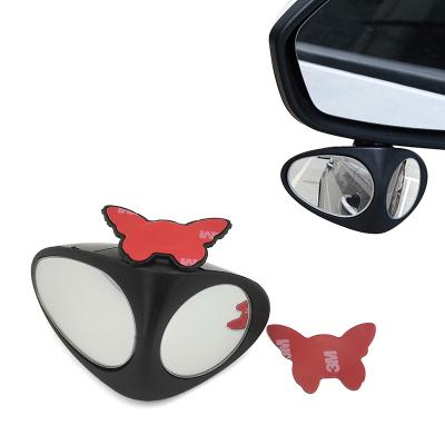 China Left Rear View Mirrors Blind Spot Double Adjustable Triangle Lens For Car for sale