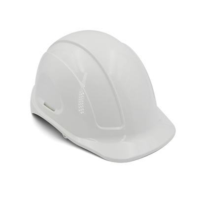 China Industrial Hard Hat Outdoor Work Hard Hat 6 Point Hard Hat Construction Safety ABS Shell for sale