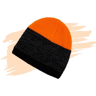 China Knitted Winter Beanies COMMON hats designer thick solid fleece striped unisex warm ski hats for sale