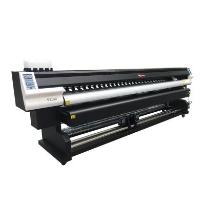 China 2.5m 3.2m printer factory price large format digital flex eco solvent printer use DX5 XP600 i3200 print head for advertising for sale