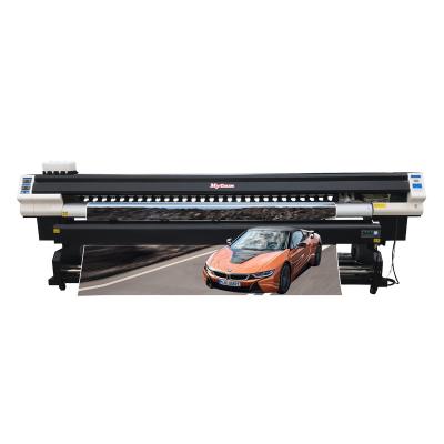 China Digital printers factory worldcolor 3.2m large format flex eco solvent printer use DX5 XP600 i3200 print head for sale