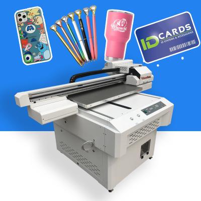 China wood flatbed printer in 2022 new design card golf ball glass printing machine flatbed wall printer uv for sale