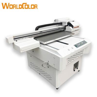 China stable operation 6090 9060 a3 uv flatbed printer LED flatbed UV printer for gift box glass oval box for sale