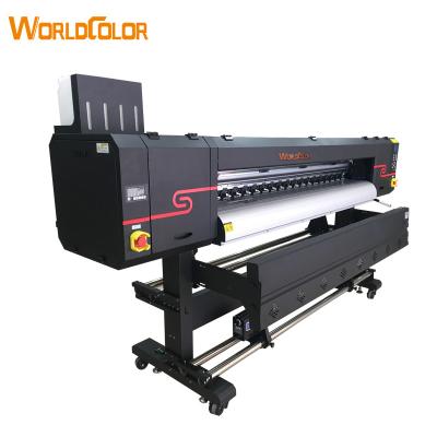 China Textile printer Audley 180cm wide format sublimation textile printer use 3 Eps i3200 4720 print head for polyester printing for sale