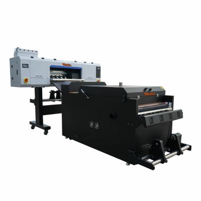 China Worldcolor CE Certificated DTF Printer 4 Heads Pet Film Heat Transfer clothes logo printing machine Quality Assured for sale