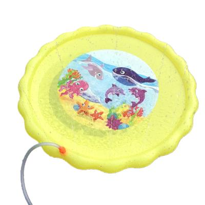 China Eco-Friendly Inflatable Mat and Educational Toy Play Kids Water Mat Inflatable Baby Mat Splash Pad for Kids for sale