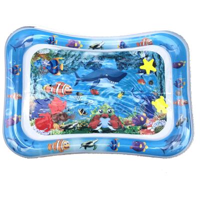 China Toys Hot Sale PVC Baby Water Game Mat Tummy Time Play Mat Educational Inflatable Baby Infants and Toddlers Play Mat for sale