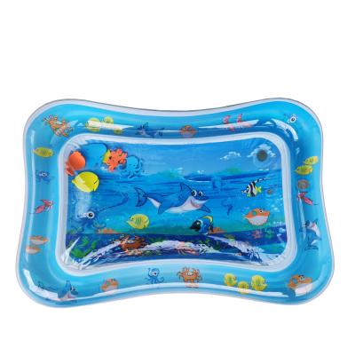 China 0.25mm PVC Kids Inflatable Mat Baby Water Play Mat Toys Kids Thicken PVC Playmat Toddler Activity Play Center Water Mat For Babies for sale