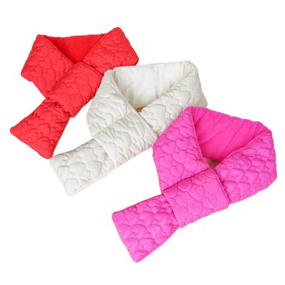 China soft & Winter Warm Soft Warm Outdoor Stripper Scarf Long Scarf 3 Color Space Cotton Heart Scarf for sale